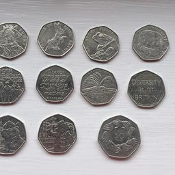 A range of unusual/rare 50p and £2 coins.
Can do offers on multiple
Postage is 70p or free if you buy 3+ coins

50p coins available:
- Representation of the People Act
- Diversity built Britain
- Public libraries
- Benjamin bunny
- Mr Jeremy Fisher
- Mrs Tiggywinkle
- The tale of Peter Rabbit
- Paddington at St Paul’s
- Paddington at Buckingham palace
- Brexit
- Old 1970 50p
- Olympic cycling (£4)
£2 each or 3 for £5

£2 coins:
- Brunel
- DNA double helix
£4 each or both for £7