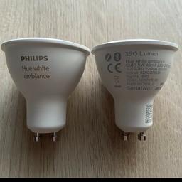 Philips Hue GU10 White Ambiance

Waren ca. 6 Monate in Gebrauch

Version mit Bluetooth

Preis pro Stück !!!

Mehrere vorhanden

Bezahlung über Paypal, Überweisung oder Barzahlung

Abholung oder Versand möglich

Da es sich um einen Privatverkauf handelt schließe ich eine Rücknahme, Gewährleistung oder Garantie aus.