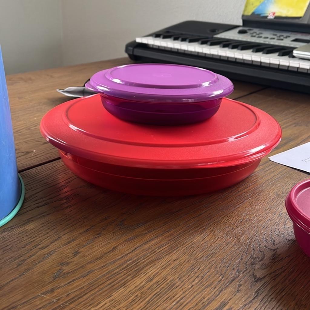 Elegantes Tupperware Tafelperle Lila Fotos