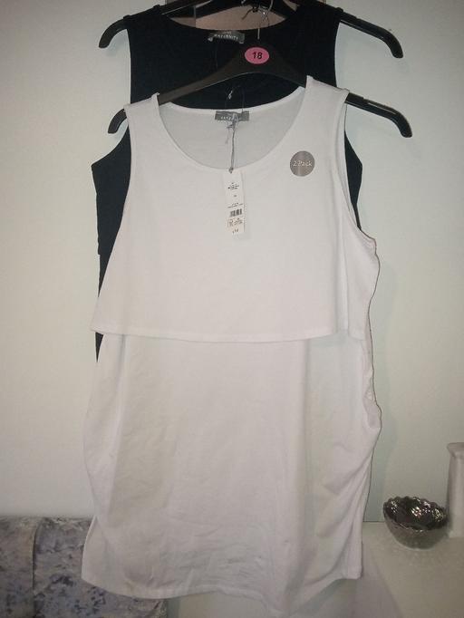 Buy & Sell West Midlands Sandwell - Photos for nursing maternity tops 2 pack new size 14
