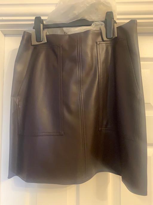 Buy & Sell Merseyside Saint Helens - Photos for Bnwt faux leather brown mini skirt size 12