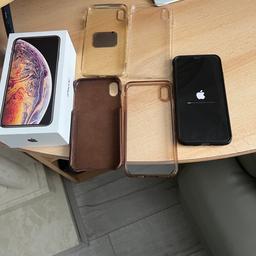 Hi selling my iPhone 10 XS Max. Unlocked to all networks. iTunes all removed 

Comes with box charger and cable

In very good condition always kept in screen protector and case . Few spares cases with it if needed