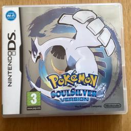 Original Nintendo DS Pokémon Soul Silver in excellent condition.

£20, collect only.