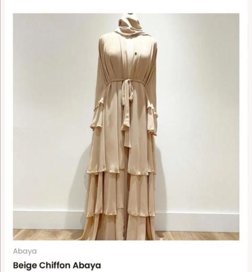 Buy & Sell East London Old Ford - East London - Photos for Beige chiffon abaya