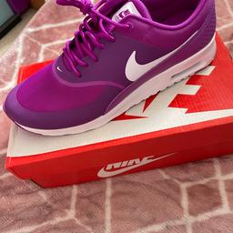 Size adult 7.5 uk Woman’s purple Nike trainers brand new never even tried on comes in original box 
Offers welcome 