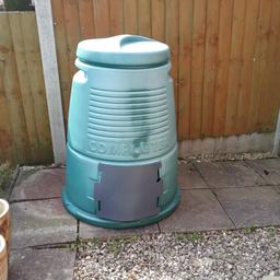 large compost bin, lid & cover, collection only pls. sale need the space 