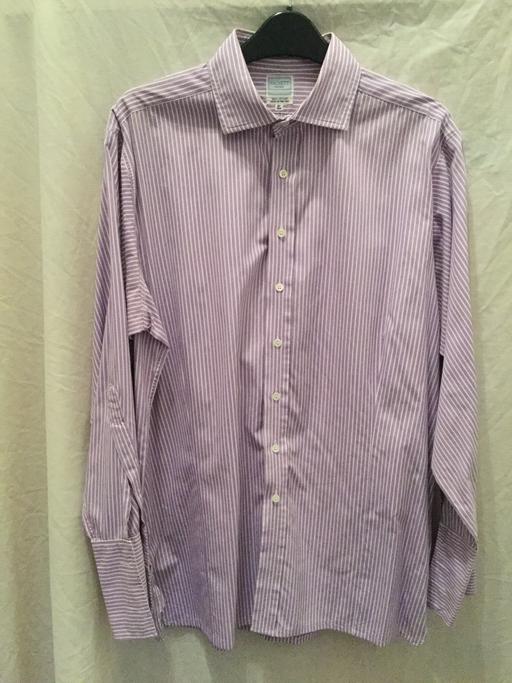 Buy & Sell South Yorkshire Rotherham - Photos for Purple/ white stripe shirt by Hackett