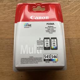 Original Canon Pixma PG545 / CL546 Ink Cartridges Multipack. New sealed 2 cartridge multipack, contains -
- 1x black PG545
- 1x colour CL546 

£10 for both (absolute bargain, costs £25 on eBay and retails shops). Collect only.