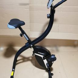 Roger black gold magnetic resistance folding upright exercise bike hot sale