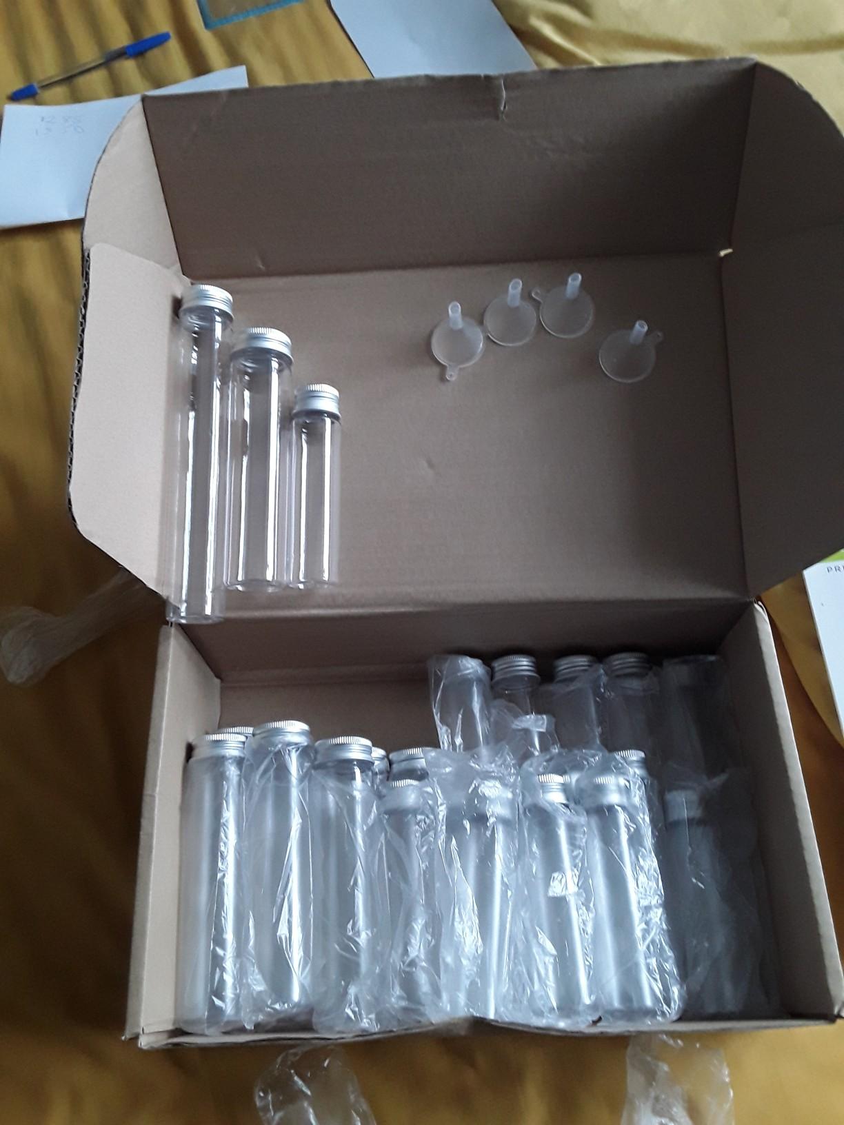 plastic storage tubes with lids in DY4 Sandwell for £3.00 for sale Shpock