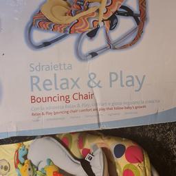 A Baby bounce chair
all parts included
all toys included
in good condition