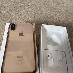 iPhone XS. 64GB. Good

Great condition, just one small scratch on the top left of the screen.

Comes with the original box, headphones, clear case and charger

Pick up only from by IKEA Warrington

£190