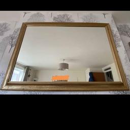 Large gold frame mirror
29inch high X 41inch long