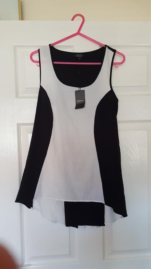 Buy & Sell West Midlands Birmingham - Photos for PAPAYA Black & White Blouse Top