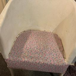 Old vintage wooden chair could be revamped/ re painted