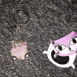 X2 pretty keyrings. Shiny “Hello Kitty” and a cat mirror Keyring. Lovely little accessories.Selling both together for £2. B36 area.