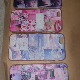 3 are new and just one used for afew days. 
£1 each or all for £3.
selling more iPhone 6s phone cases on my page.
can post out at £3.50 costs. pickup Lozells B19 or Saltley B8