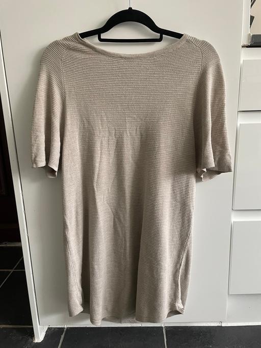 Buy & Sell Central London Cannon Street Station - Central London - Photos for Mens Bershka longline ribbed beige top