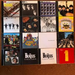 Beatles please please me CD
Beatles with the Beatles CD
Beatles a hard days night CD
Beatles for sale CD
Beatles help CD
Beatles rubber Soul CD
Beatles revolver CD
Beatles magical mystery tour CD
Beatles Sergeant Peppers lonely heart club band CD
Beatles yellow submarine CD
Beatles White album CD
Beatles Abbey Road CD
Beatles let it be CD
Beatles past Masters volume one CD
Beatles past Masters volume two CD
Beatles 1 CD
Condition good to very good
£58.00