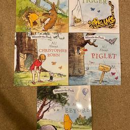 5x Winnie pooh books
Excellent condition, not even been read just been stored in the loft.
Collection southwater or happy to post for additional £3.50