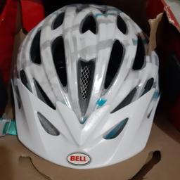 Bell biking helmet, brandnew, box a bit damaged due to storage. No returns accepted