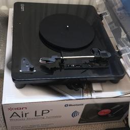 wireless streaming turntable
few signs of wear
works well
with box
could delivery locally for additional cost.