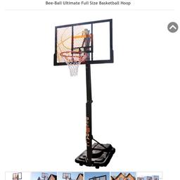 Reebok basketball 🏀 hoop . Used . Not new . You will need a van . Can’t take pole apart. Rusted together. LOOK AT ALL PICTURES.
Front page was what it looked like new 