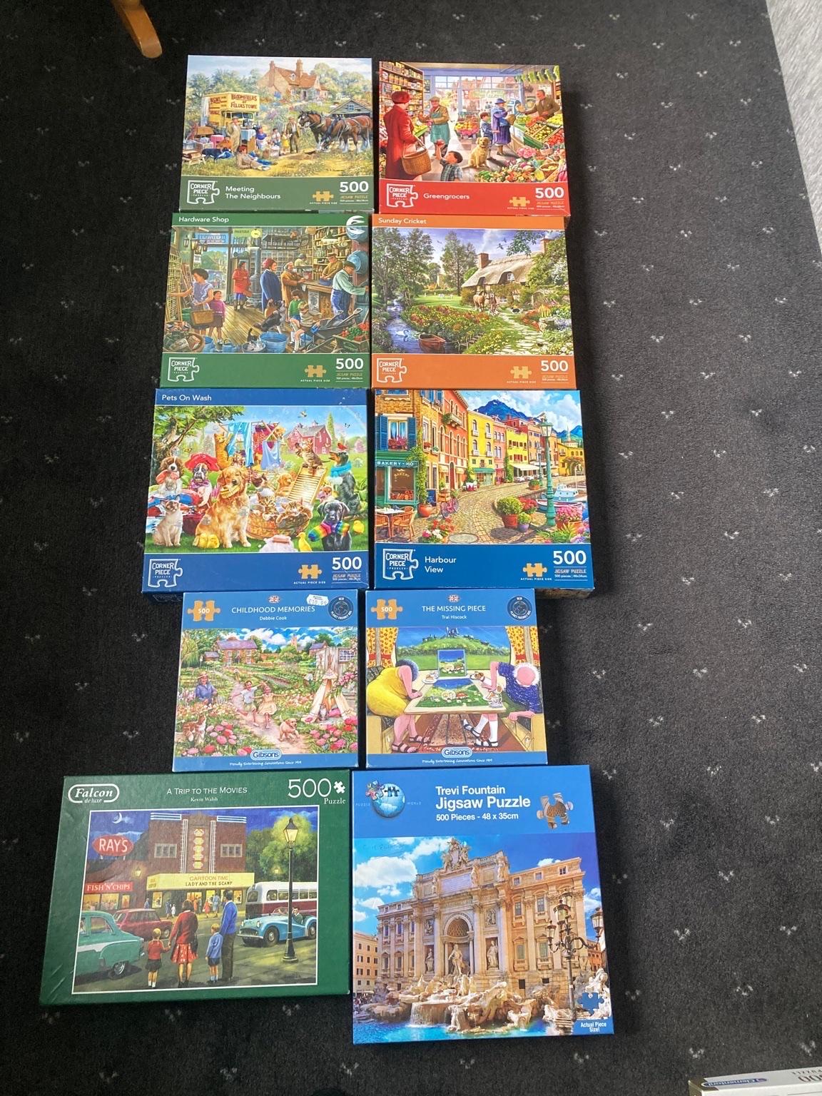 10 jigsaws 500 piece all complete in WF17 Kirklees für 20,00 £ zum
