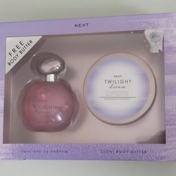 Next Twilight Gift Set - Brand New 
Includes perfume & body butter 

Collection or Delivery via Royal Mail 2nd Class