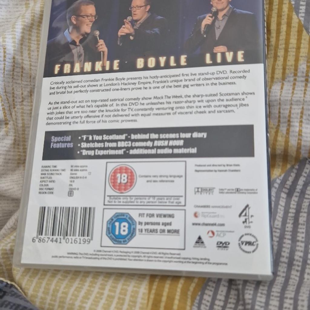 very good condition frankie boyle dvd