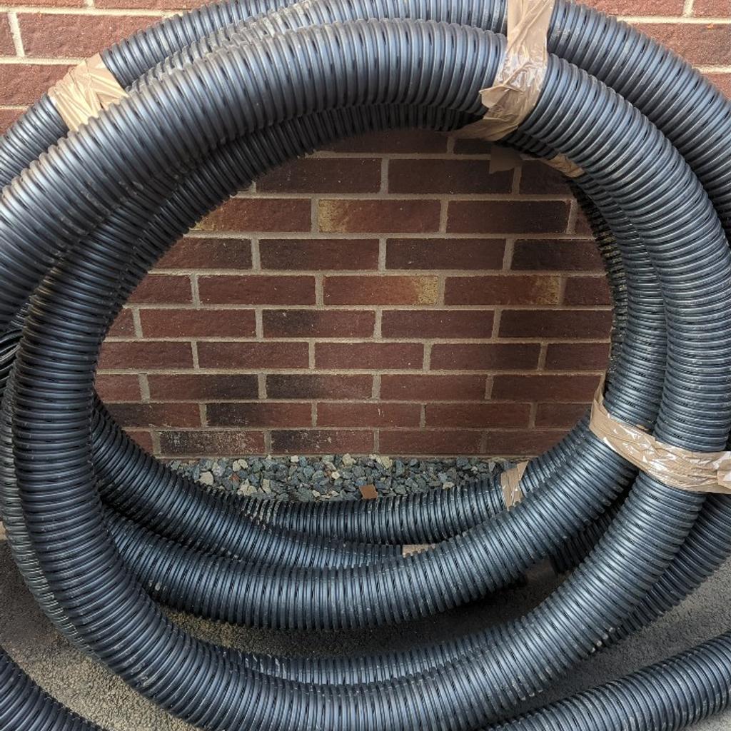 20m x 100mm perforated land drain pipe in DE65 South Derbyshire for £10 ...