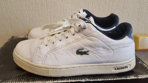 Buy & Sell Greater Manchester Manchester - Photos for lacoste men's white leather trainers 7