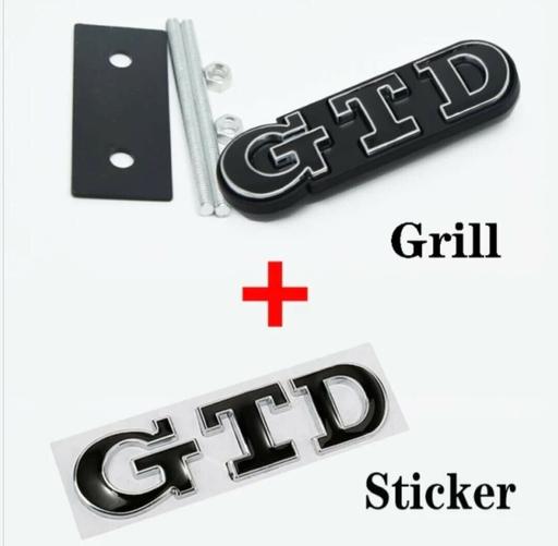 Vehicles West Midlands Sandwell - Photos for Volkswagen black GTD Grill & Boot Badge