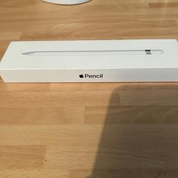 Used and opened generation 1 Apple Pencil
All accessories and leaflets inside the box. Box slightly worn from storage but pencil works perfectly. 

Upgraded iPad which is Not compatible so no longer needed