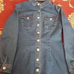 Denim dress from missguided 
in size 10 collection only