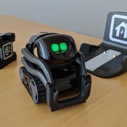 Vector is a palm-sized robot that uses the same general design as Cozmo, Anki's previous robot toy. Vector is made from a black plastic material and he has a body that's filled with various sensors and electronics to detect and respond to the environment around him.

Usually sells for £125