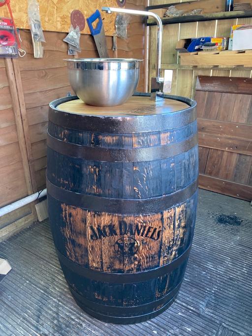 Buy & Sell County Durham Darlington - Photos for Xmas oak barrel with sink bowl n fitted tap