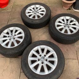 Golf mk5 alloys 195/65/15
It has plenty of thread left all 4 Pirelli tyres are almost new

It has few marks on the alloys but nothing series

£130 Ono please no time wasters

It will be in my brothers garage as I don’t have space in my house so please do message to find out location