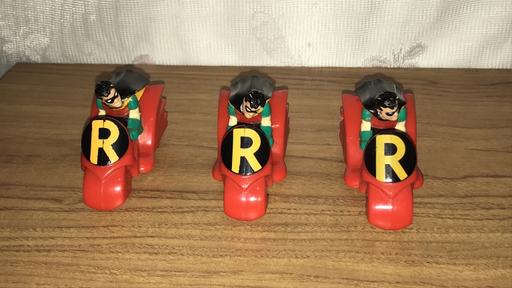 Buy & Sell Bristol Stapleton - Bristol - Photos for 3 x Vintage DC comics Robin on bike toys 1993