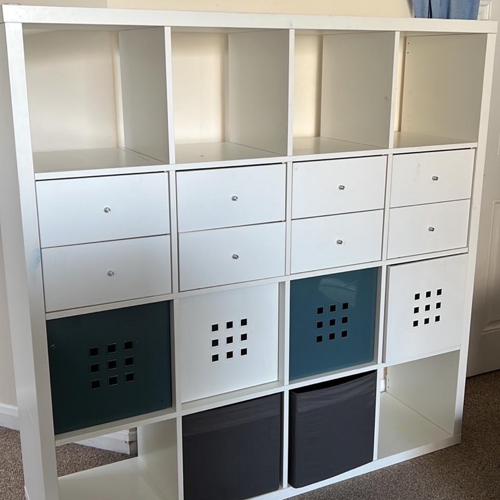 IKEA Kallax unit box storage shelves drawers in E3 Hamlets for £100.00