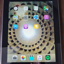 Ich verkaufe mein iPad der 3. Generation (Modell A1430) mit 64GB Speicher. Wie auf den Bildern zu sehen, hat es entsprechend seines Alters einige kleine Gebrauchsspuren. Das Display hat unten links kleine Risse, funktioniert aber dennoch einwandfrei.

Aufgrund der veralteten iOS-Version (9.3.6) werden einige Apps nicht mehr unterstützt.

Ein Ladekabel gibt's bei Bedarf auch dazu.

Preis ist VB.