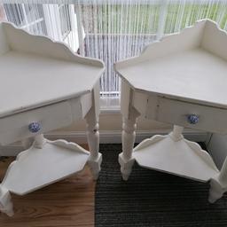 Hand decorated and upcycled shabby chic corner tables
Originally for sale for £70
**Collection only from B34**