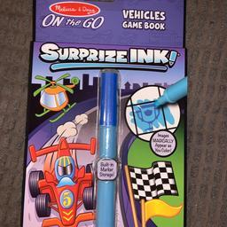 Vehicles game book suprize ink