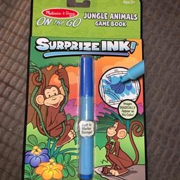 Jungle animals game book surpize ink