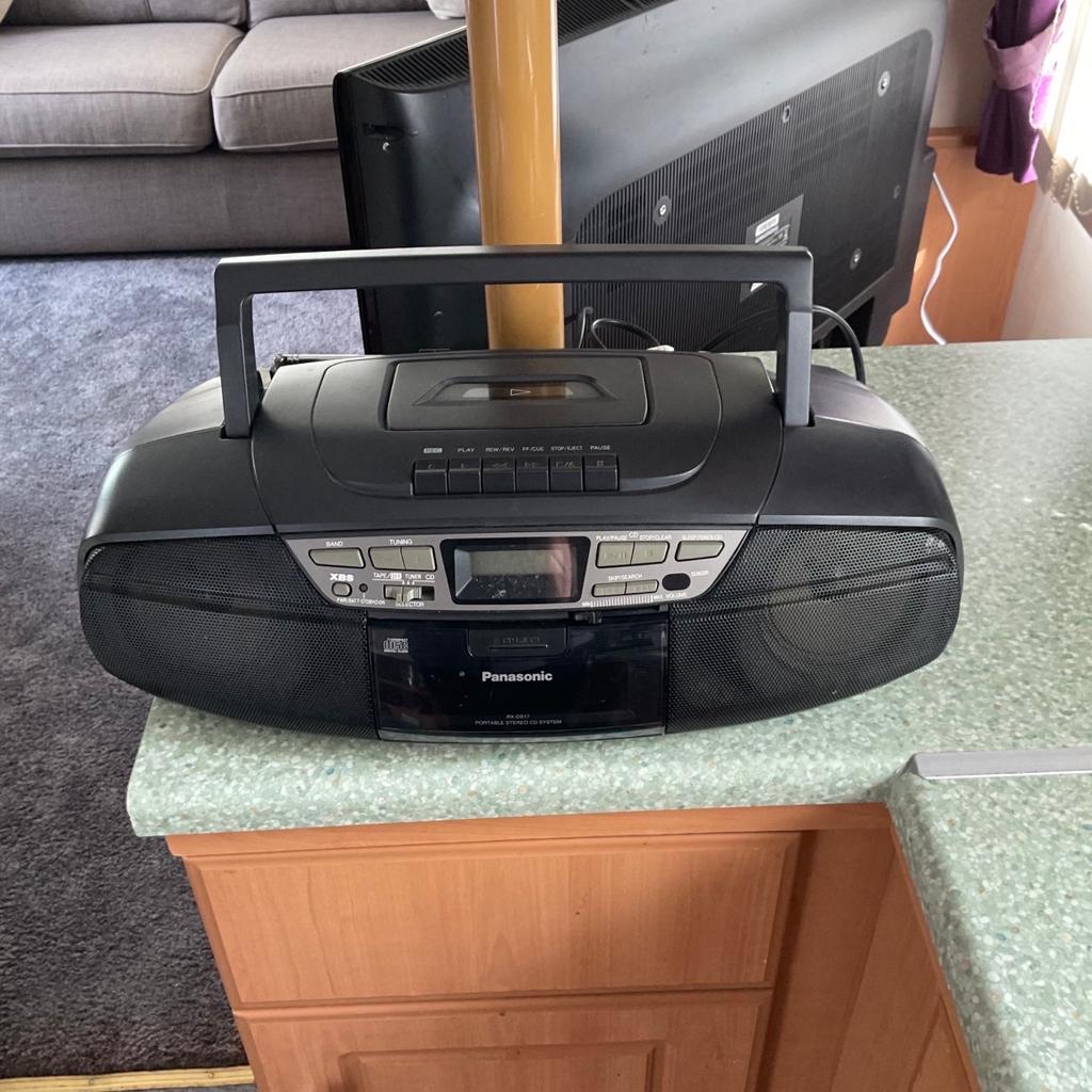 Panasonic CD radio cassette Player in Wyre Forest District for £10.00