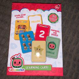 Learn colours. Numbers and shapes 30 cards in pack