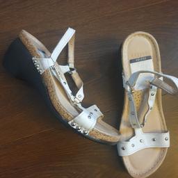 lovely white summer shoes from Pavers size 39(6) will fit size small 7 vgc sorry no post cash on collection x