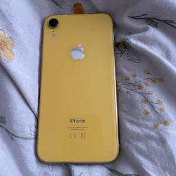 iPhone XR in yellow 64GB
Unlocked
86% battery health
No charger or box

£100 ono

(I do have a new type C charger & plug for sale £15 for both cable & plug)
