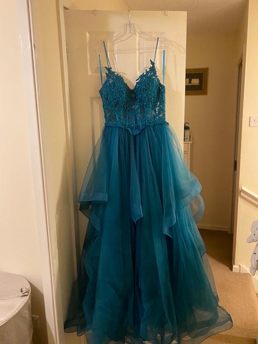 Buy & Sell West Midlands Sandwell - Photos for Teal Coloured Prom dress - UK size 10 