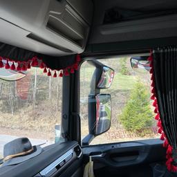 Verkaufe Vorhänge für ein Scania Führerhaus - Top Zustand 👍👍👍 Natürlich nicht Raucher
